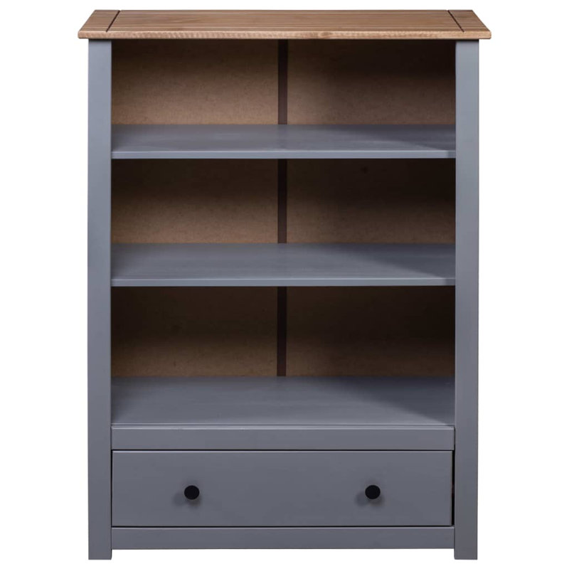 August Grove Maloney 110Cm H x 80Cm W Solid Wood Standard Bookcase